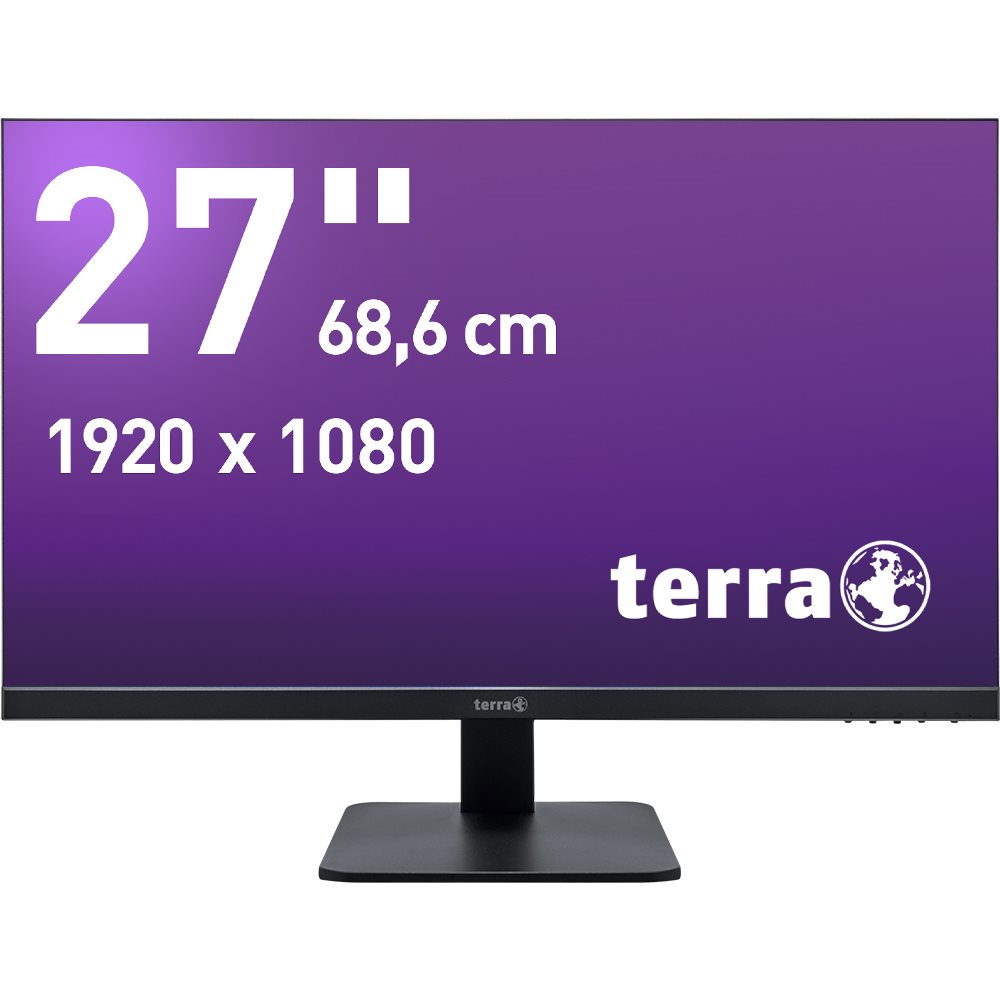 TERRA LCD/LED 2727W V3 IPS black HDMI/DP/USB-C, GREENLINE PLUS - Image 2