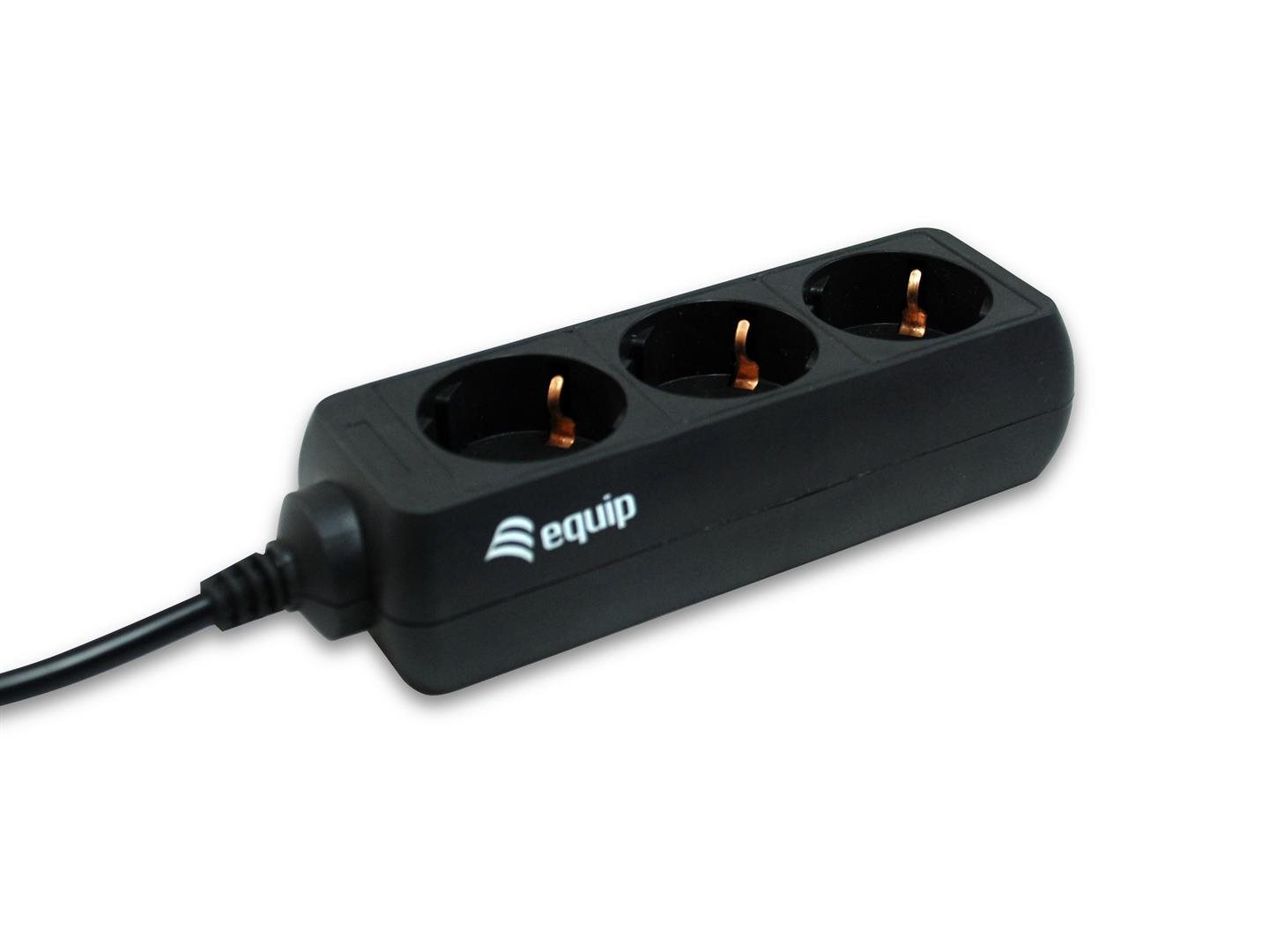 Equip Steckdosenleiste 3-fach für USV black - Image 2