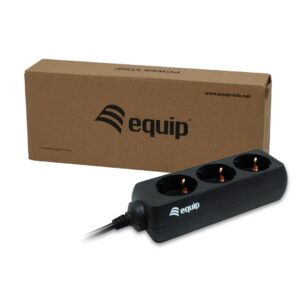 Equip Steckdosenleiste 3-fach für USV black