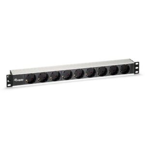 Equip 19" Steckdosenleiste 9fach black 1HE