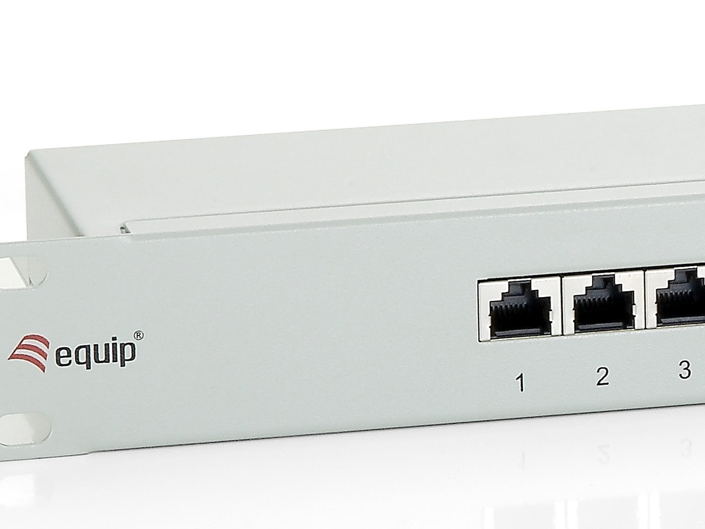 Equip Patchpanel CAT6 24 Port lightgrey 19" (1HE) - Image 3