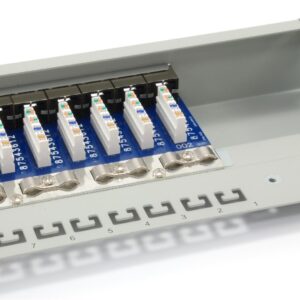 Equip Patchpanel CAT6 24 Port lightgrey 19" (1HE)