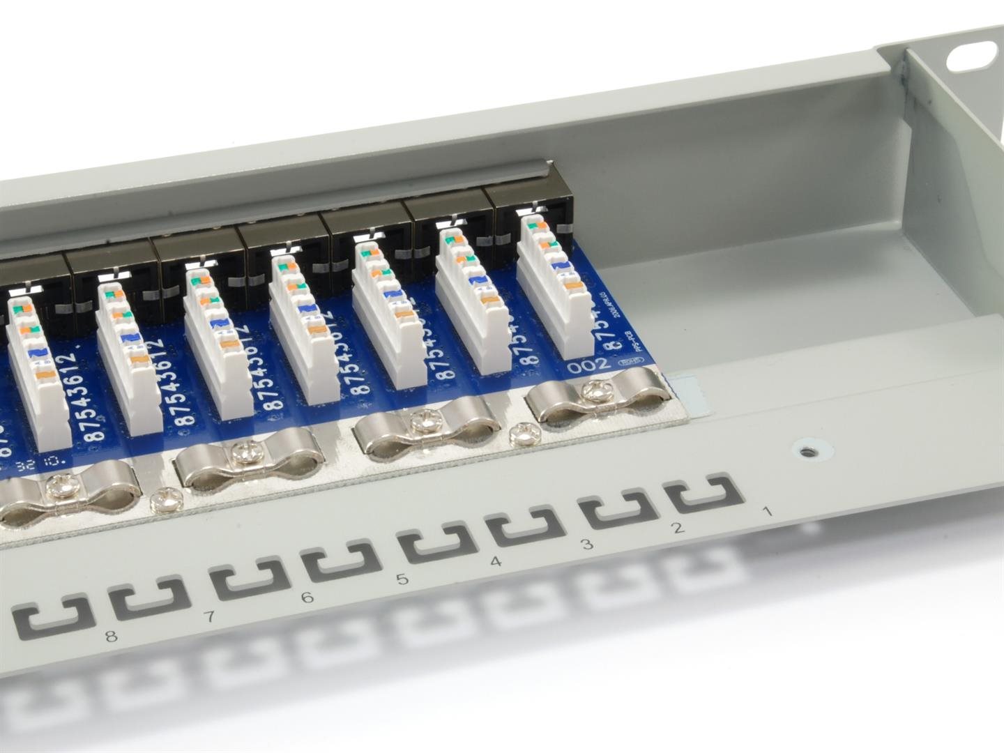 Equip Patchpanel CAT6 24 Port lightgrey 19" (1HE)